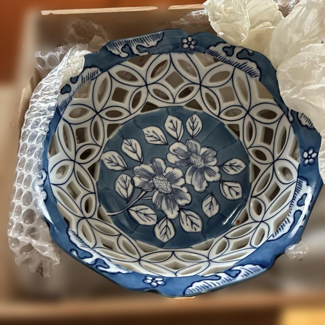 有田焼　菓子器　新品2点セット