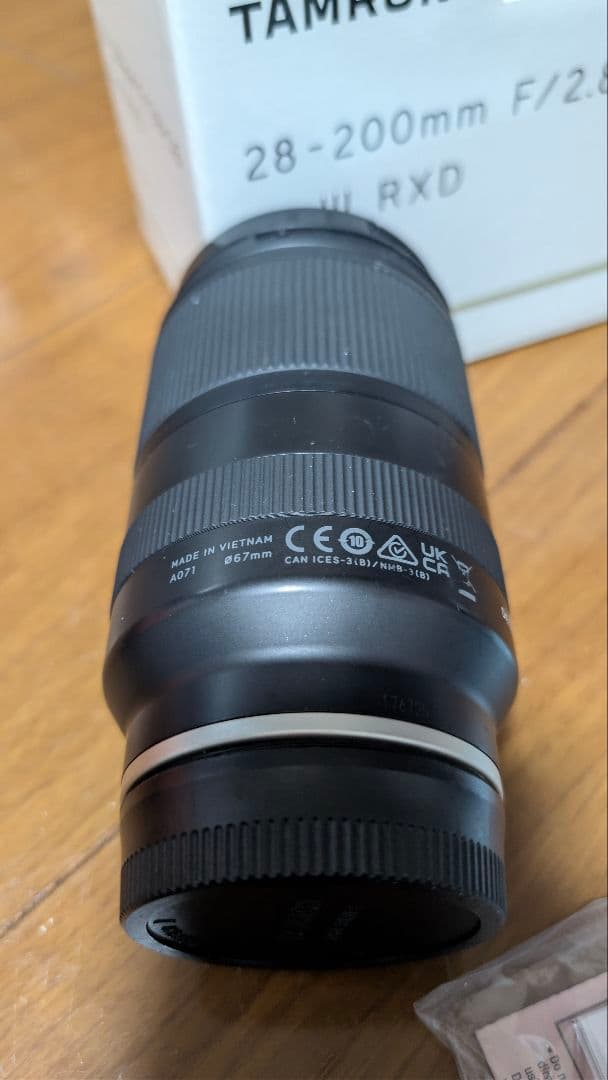 TAMRON 28-200mm F2.8-5.6 Di III RXD ソニー
