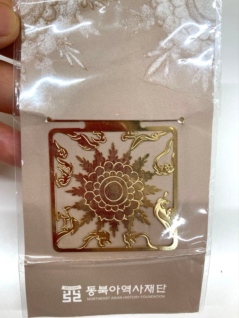 高句麗壁画古墳　花模様 韓国　工芸品　新品