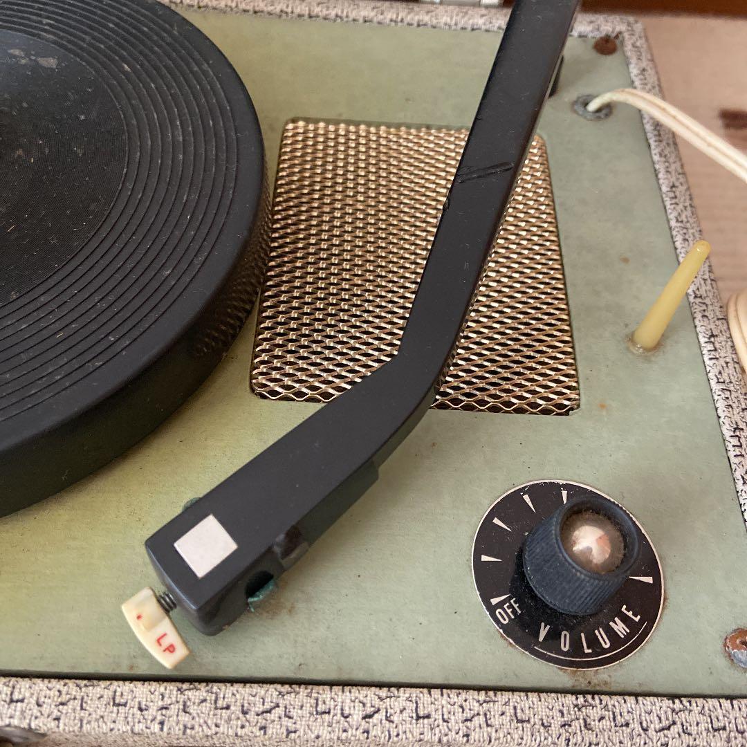お値下げ‼︎HARP レコードプレーヤー　昭和レトロ