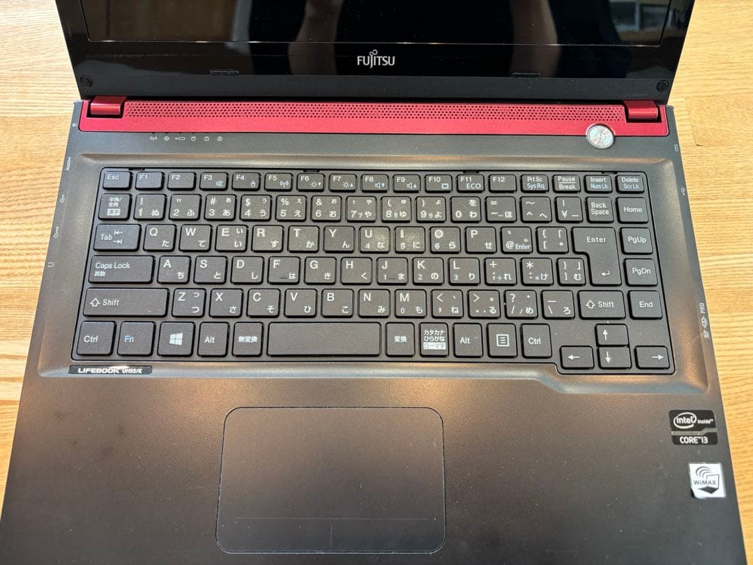 富士通ノートパソコン　LIFEBOOK UH55/KとポータブルDVD 保証書付
