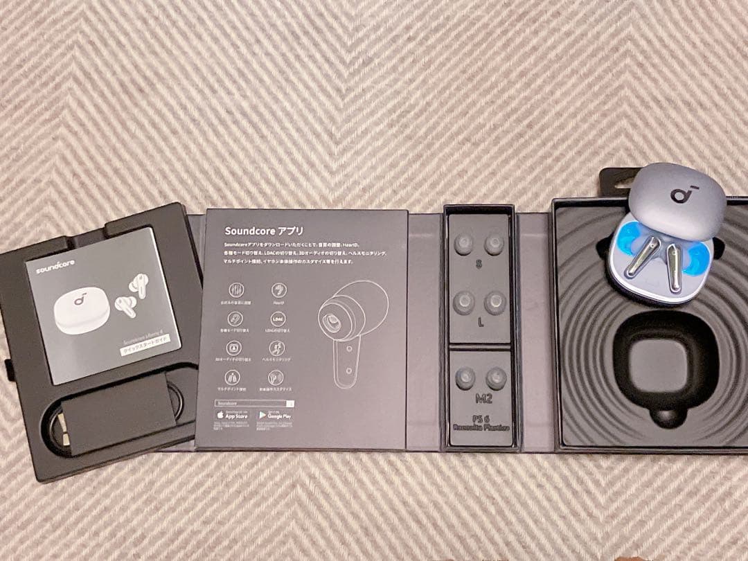 soundcore LIBERTY 4 完全ワイヤレスイヤホン スカイブルー