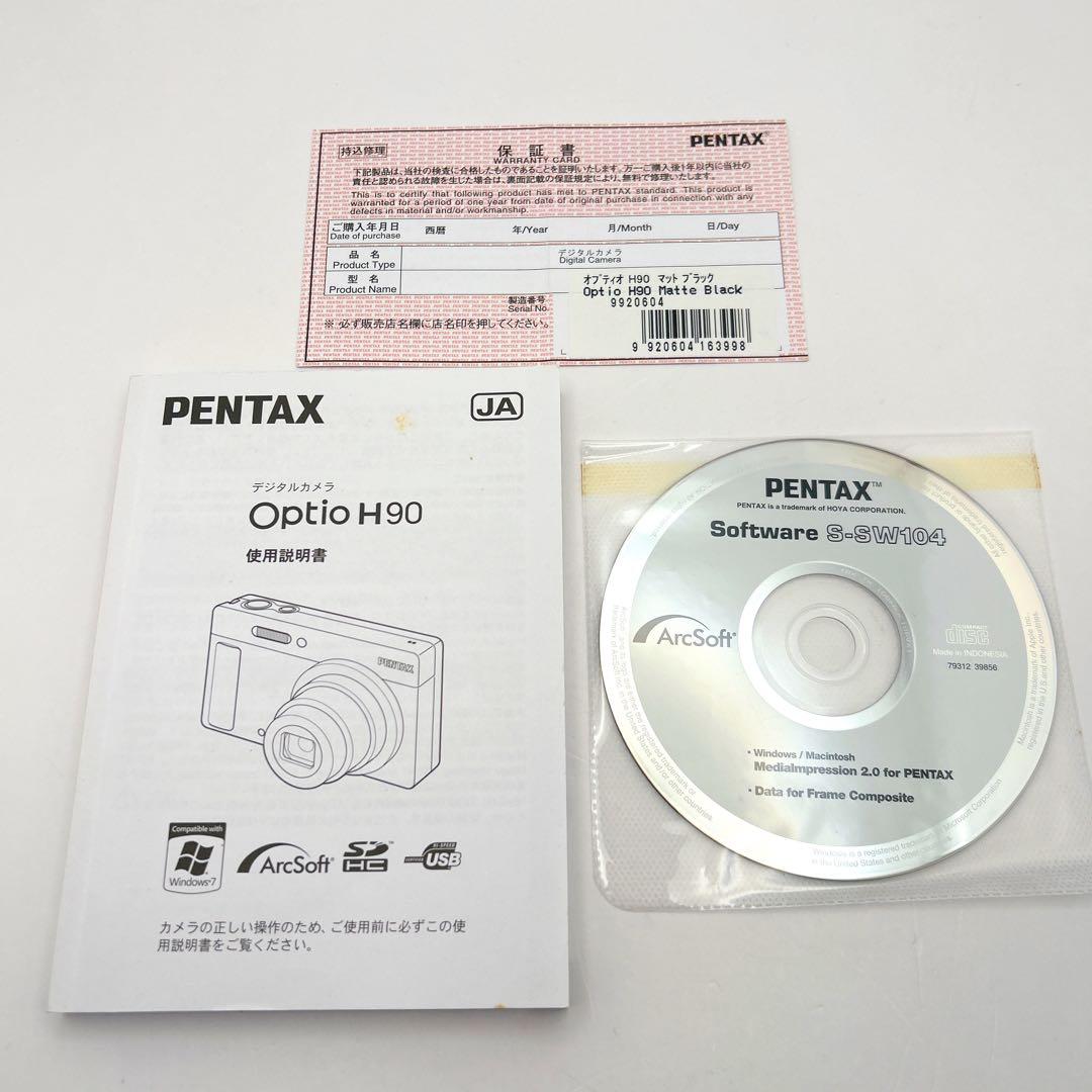 PENTAX Optio H90 コンパクトデジタルカメラ 完品