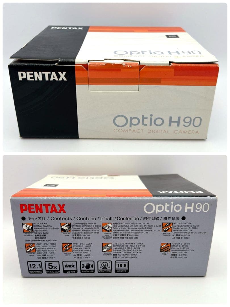 PENTAX Optio H90 コンパクトデジタルカメラ 完品