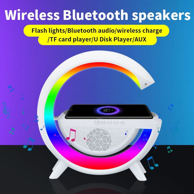 新型多機能RGBライト　置くだけ充電機能　Bluetoothスピーカー