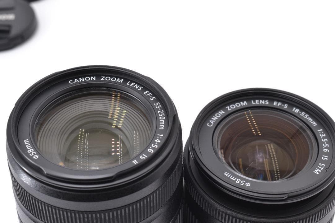 ■ 美品 ■ キャノン　Canon Kiss X7 ダブルズームキット 元箱付