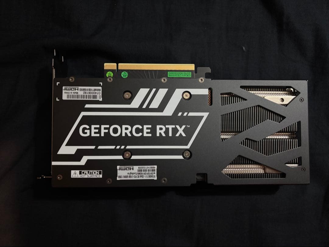 【動作確認済み】RTX 4060 Ti 8GB（GEFORCE） GPU