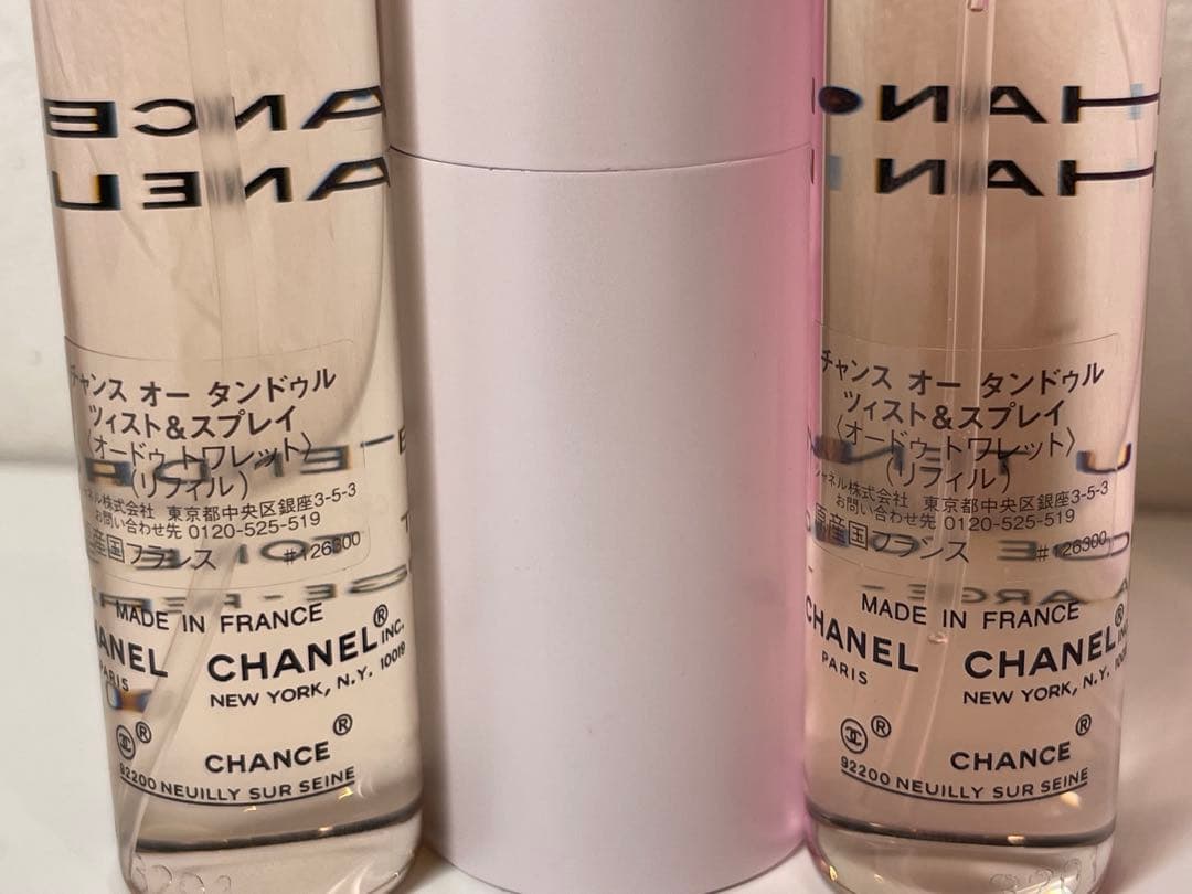 【新品未使用】CHANEL CHANCE EAU TENDRE 3本セット