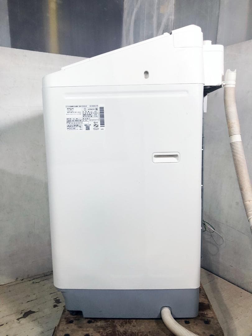 ★分解洗浄済！24年製★日立 10kg 洗濯機【BW-X100J-W】GD1N