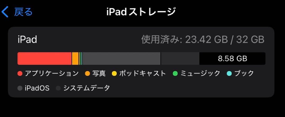 ジャンク デモ機 iPad 第7世代 32GB Space Grey