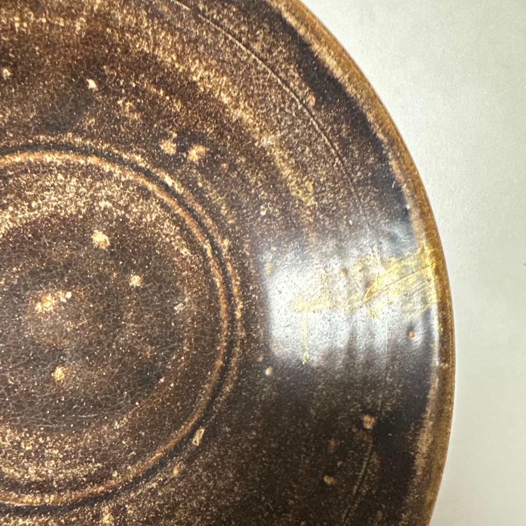 定窯系 酱釉 茶碗