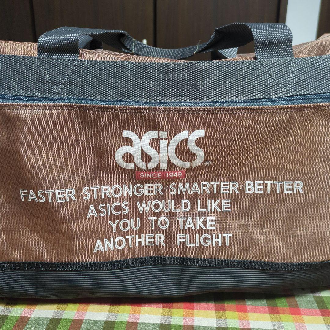 SALE　レア　レトロ　アシックス　ナイロン　ボストンバッグ