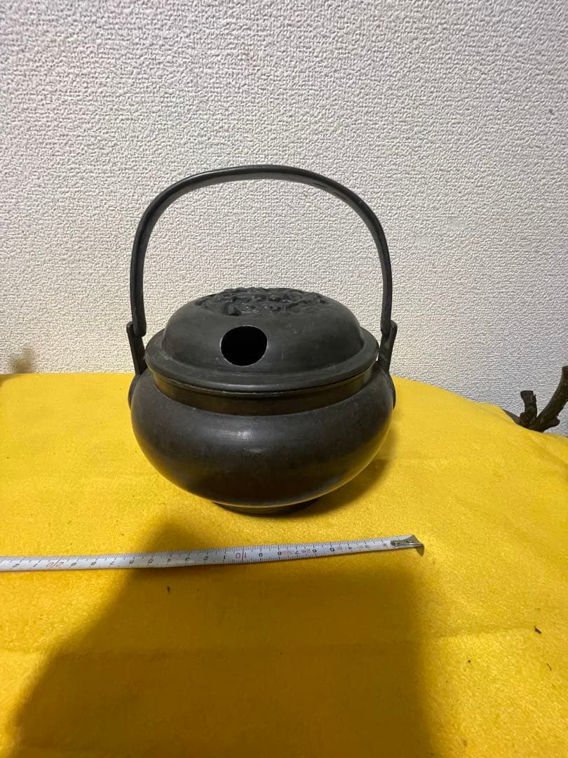 銅手炉　古美術　手炙　香炉　銅製