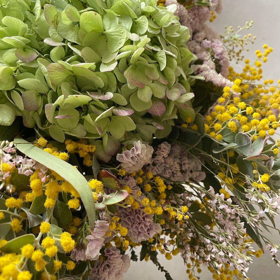 6.アンティーク紫陽花スワッグ