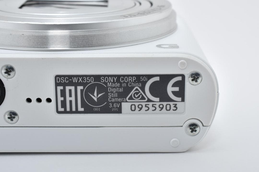 ソニー　SONY Cyber-shot DSC-WX350　ホワイト　動作確認済
