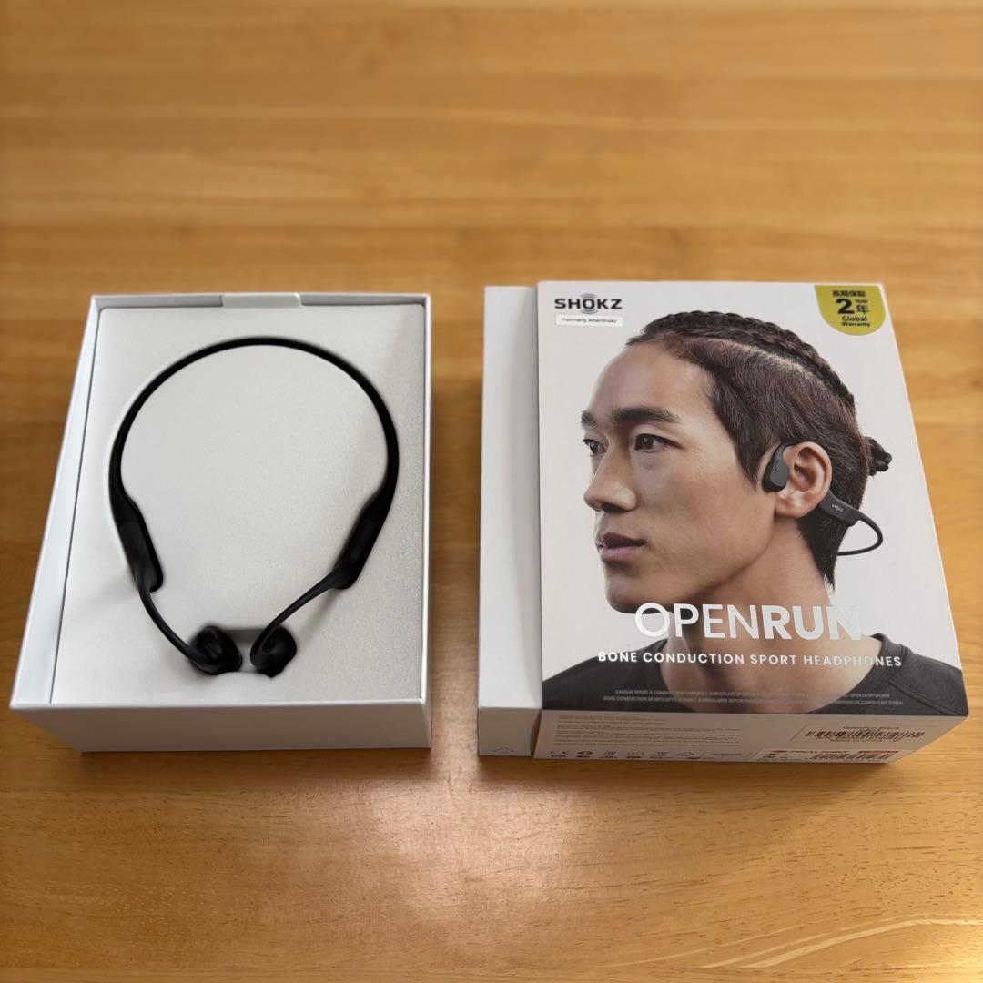 SHOKZ OpenRun S803 ブラック 骨伝導イヤホン 中古