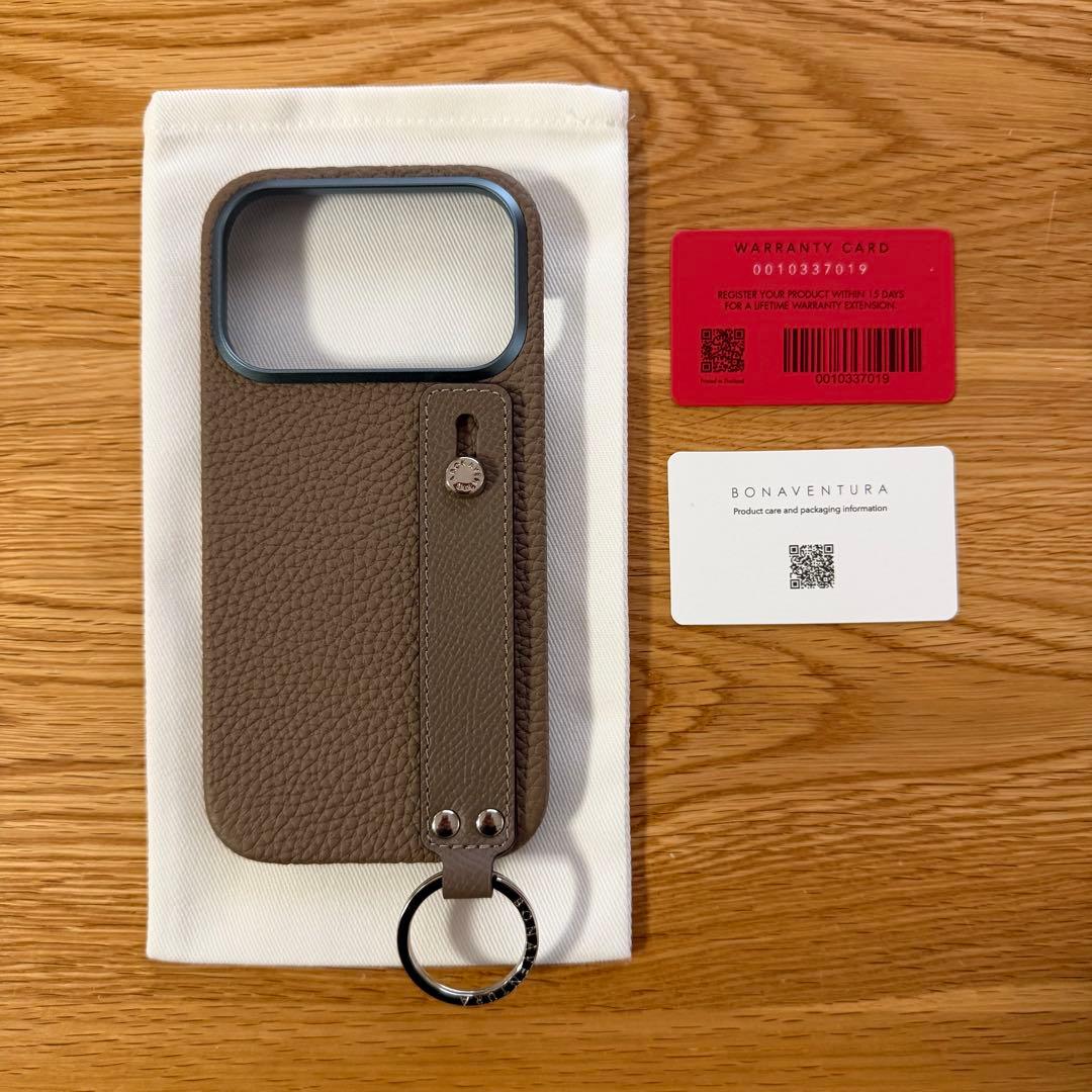 BONAVENTURA iPhone17 Pro用ケース・ストラップ　セット
