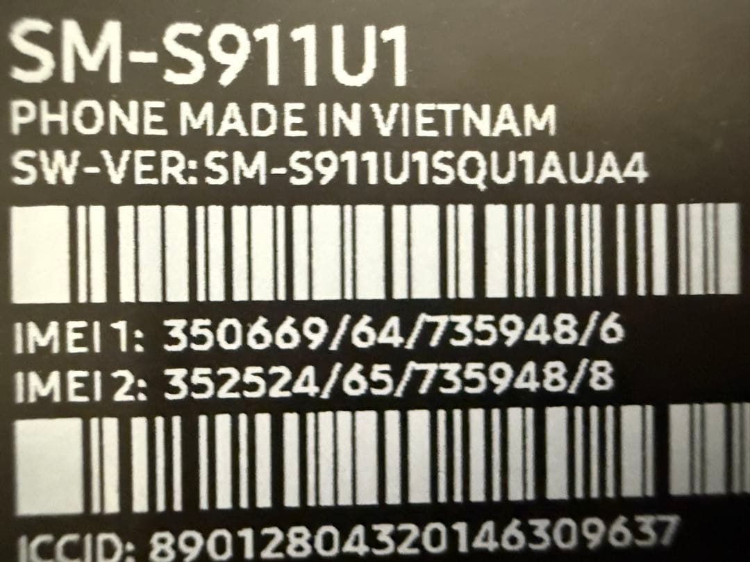 Galaxy S23 128GB ラベンダー（US版）