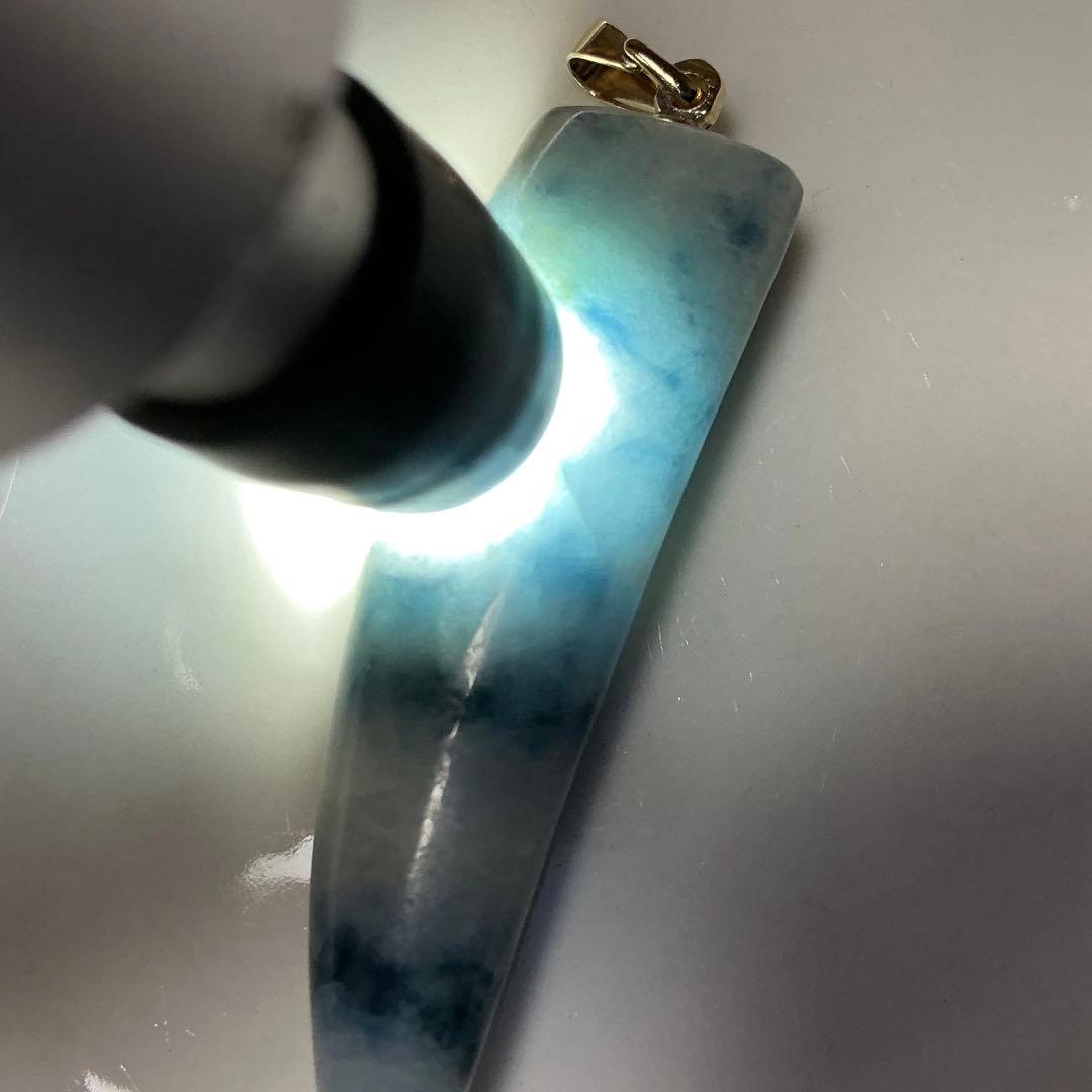 【専用】糸魚川翡翠　コン沢　ネックレストップ（103）と10mm珠（真ん中）