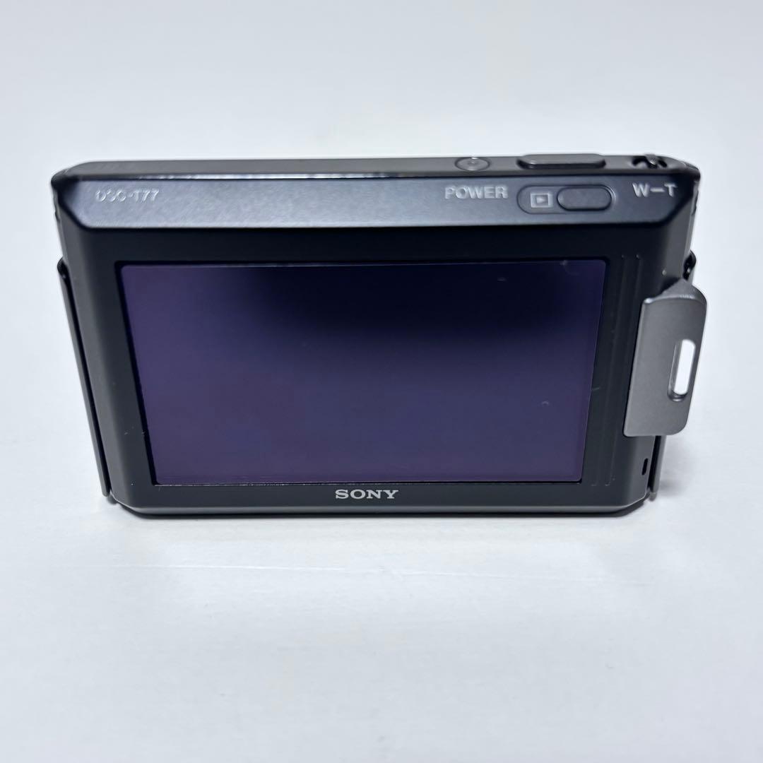SONY Cyber-shot DSC-T77 デジカメ　デジタルカメラ　黒