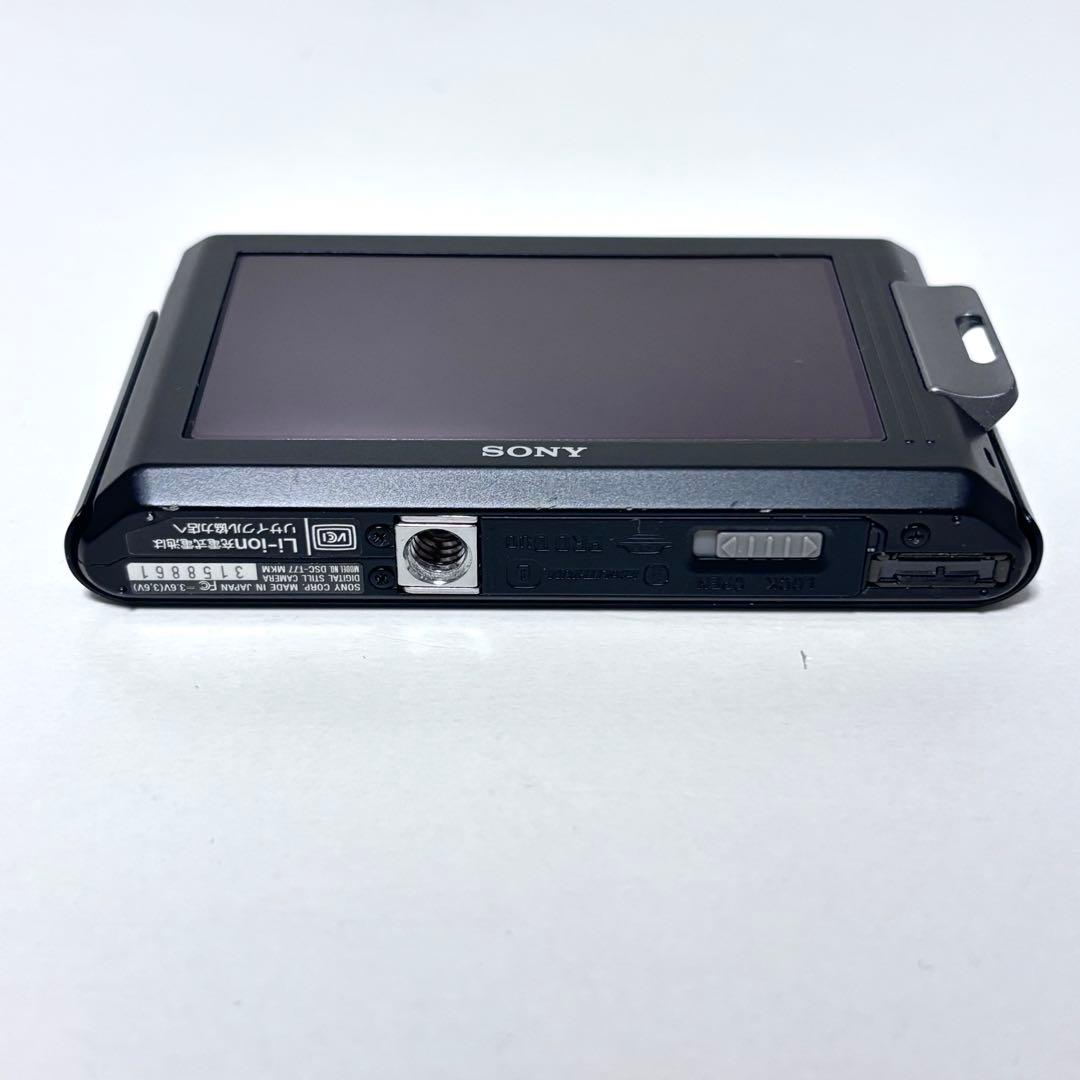 SONY Cyber-shot DSC-T77 デジカメ　デジタルカメラ　黒