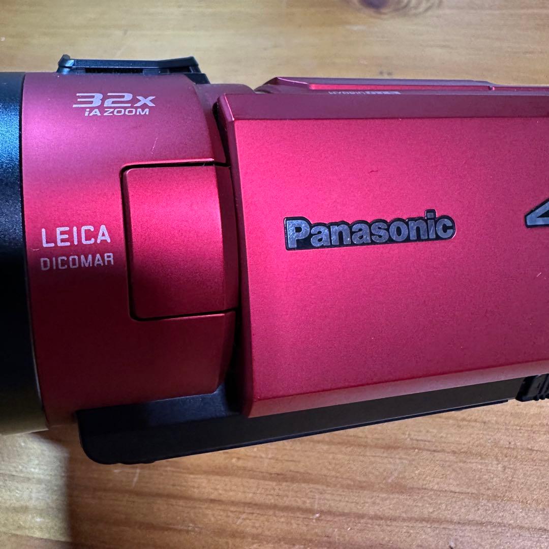 Panasonic HC-VX1M-W ビデオカメラ レッド 6327