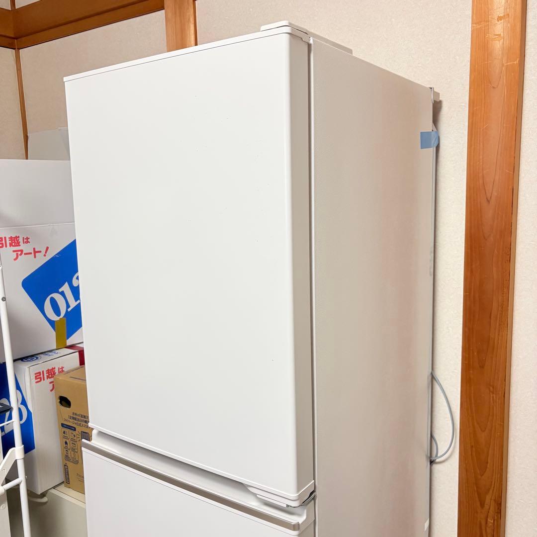 美品☆2024年製 三菱電機 3ドア冷蔵庫 272L MR-CX27K-W