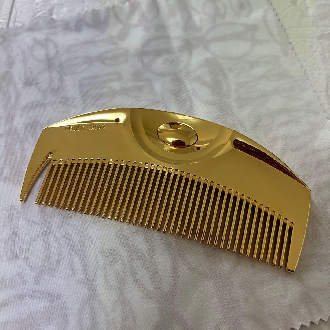 LOVEGROVE ゴールドヘアコーム 収納袋付