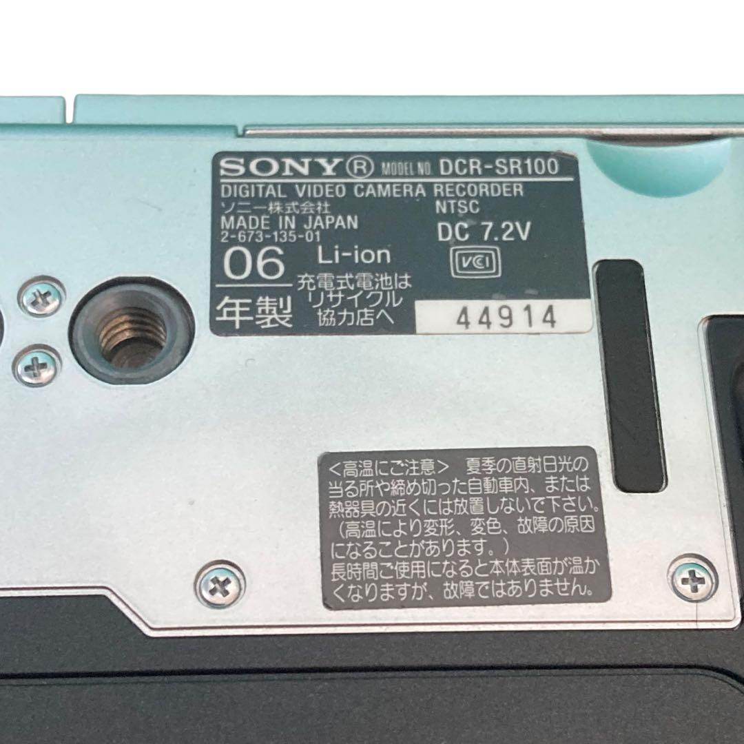 【動作品】 美品 SONY Handycam DCR-SR100 シルバーソニー