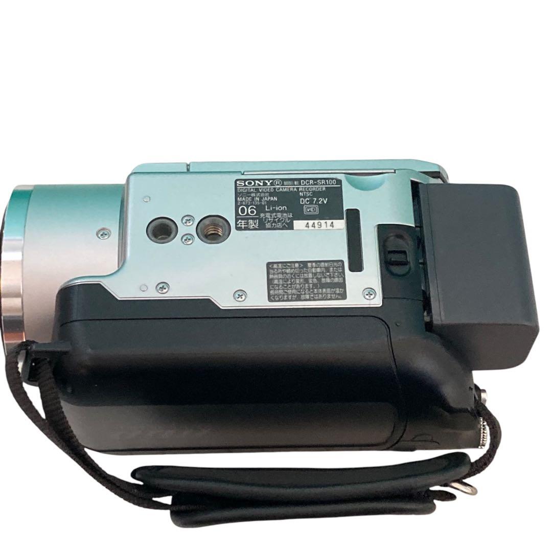 【動作品】 美品 SONY Handycam DCR-SR100 シルバーソニー