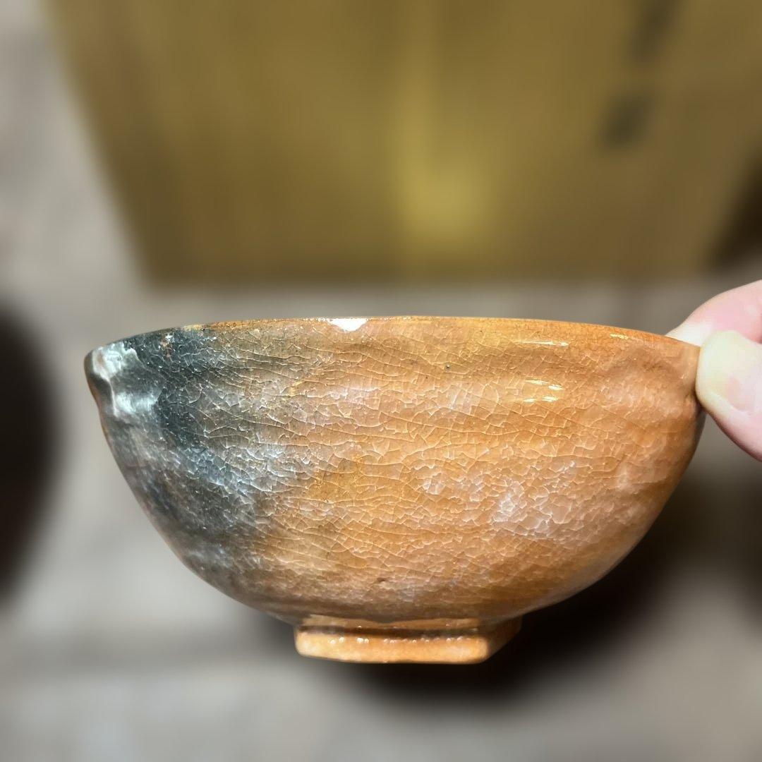 茶道具　玉藻焼　嶋台茶碗　金銀一対　抹茶碗