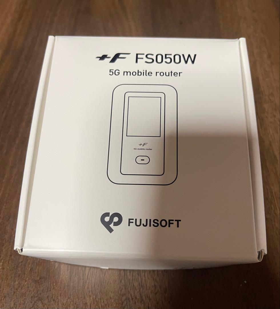 (美品) FUJISOFT FS050W 5Gモバイルルーター