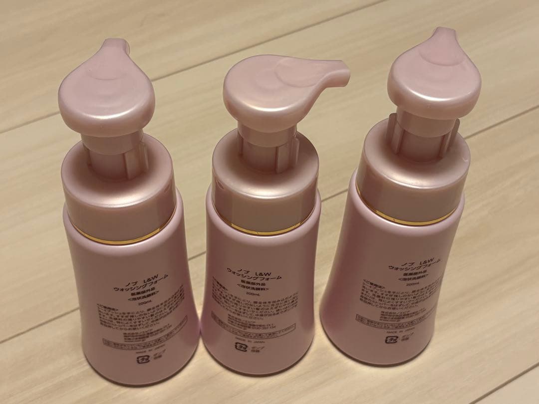 ノブ Ｌ＆Ｗ ウォッシングフォーム　3本セット