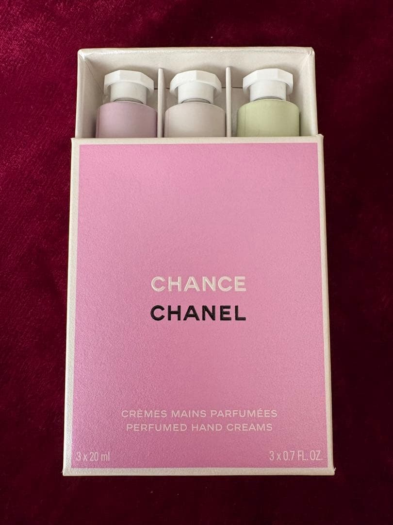 CHANEL 限定CHANCE ハンドクリームセット 3本