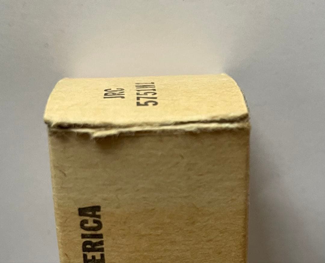 RCA JRC 5751W1(12AX7類似) 軍用管 新品 2本セット 箱破れ