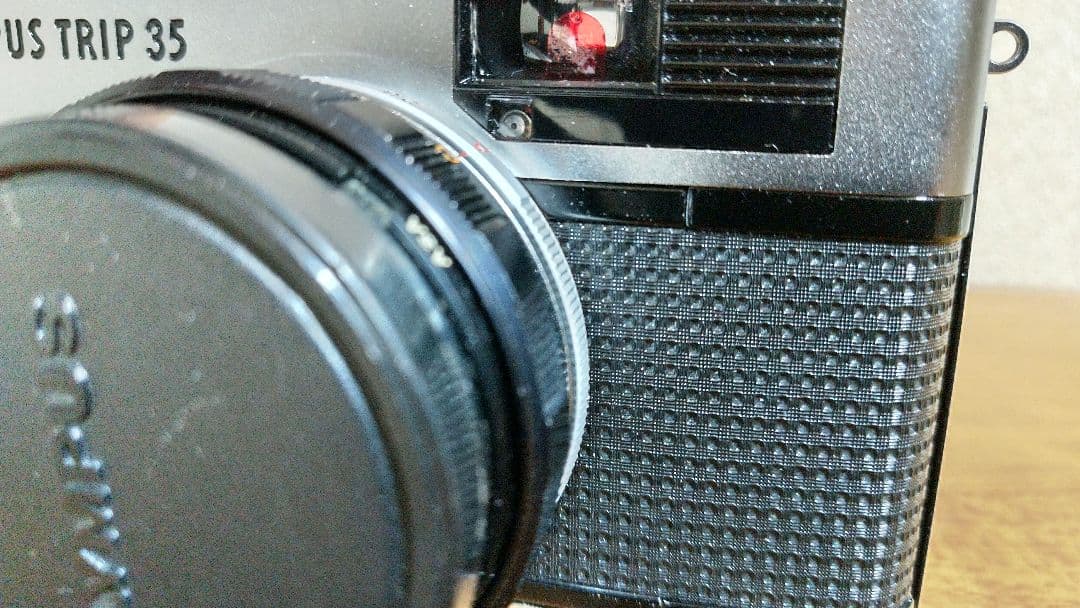 レトロ OLYMPUS TRIP 35 コンパクトフィルムカメラ(赤ベロ確認済)