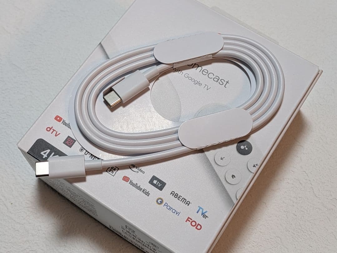 一度使用）Google Chromecast with Google TV 4K