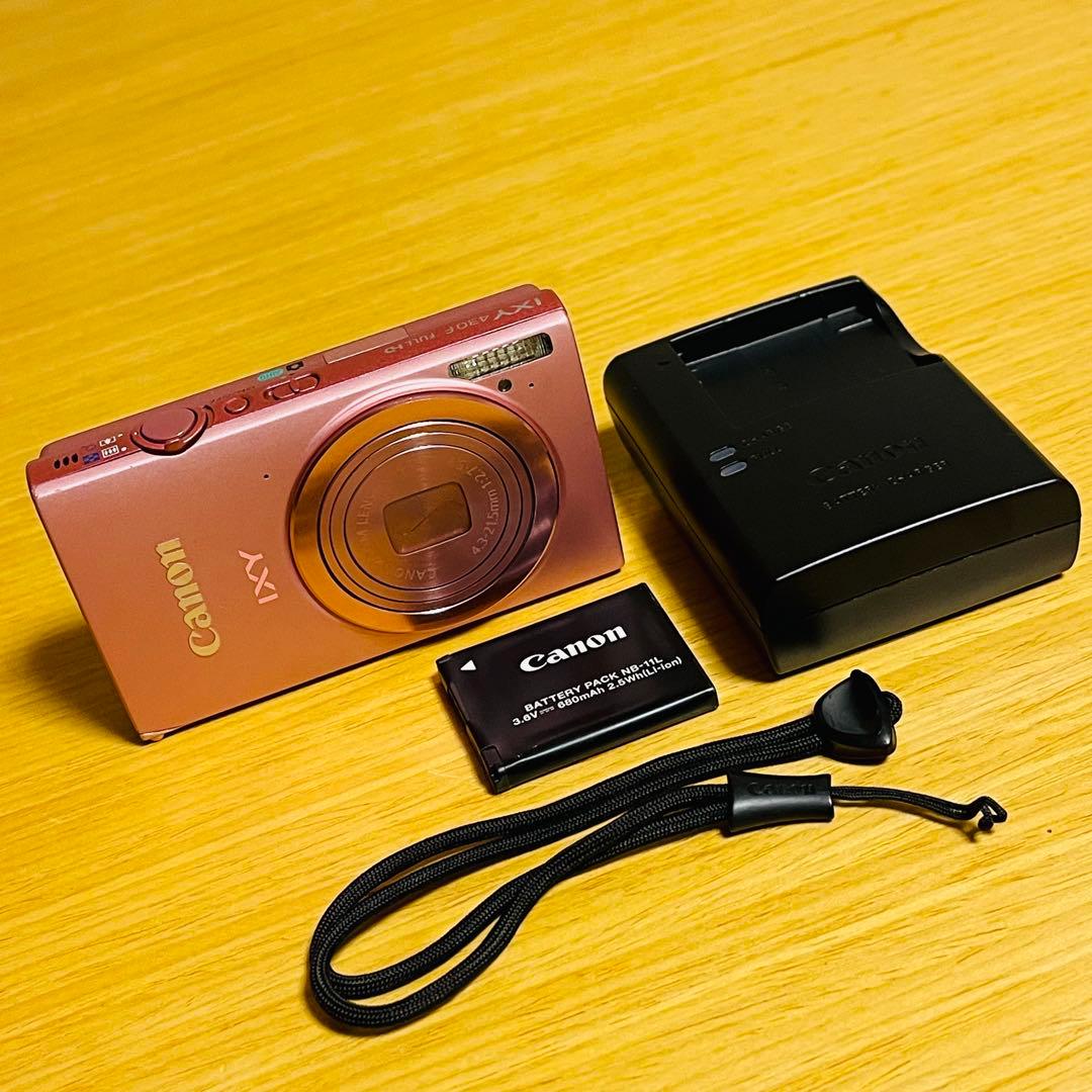 【美品】Canon IXY430F コンパクトデジタルカメラ ピンク Wi-Fi