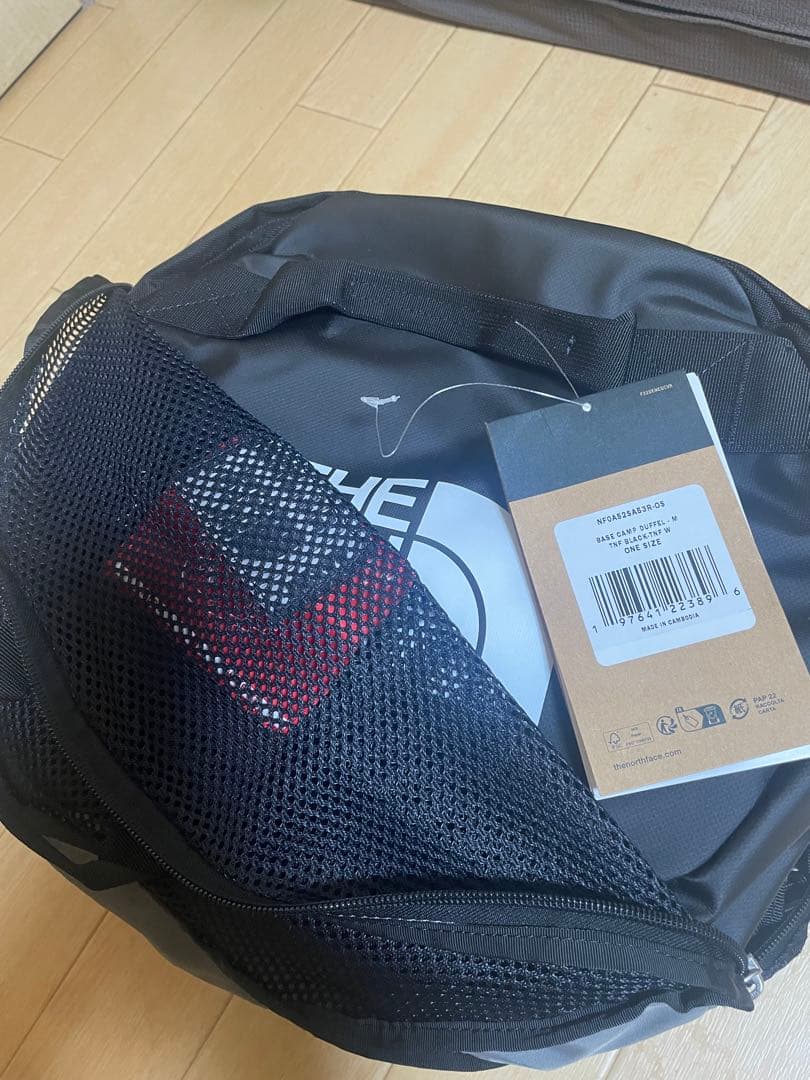 期間限定値下げノースフェイス　ボストンバッグ　Mサイズ　71L ブラック　極美品