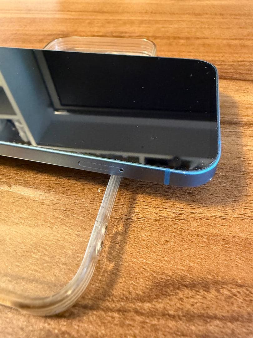 iPhone13 256GB ブルー　画面割れ有　空き箱有