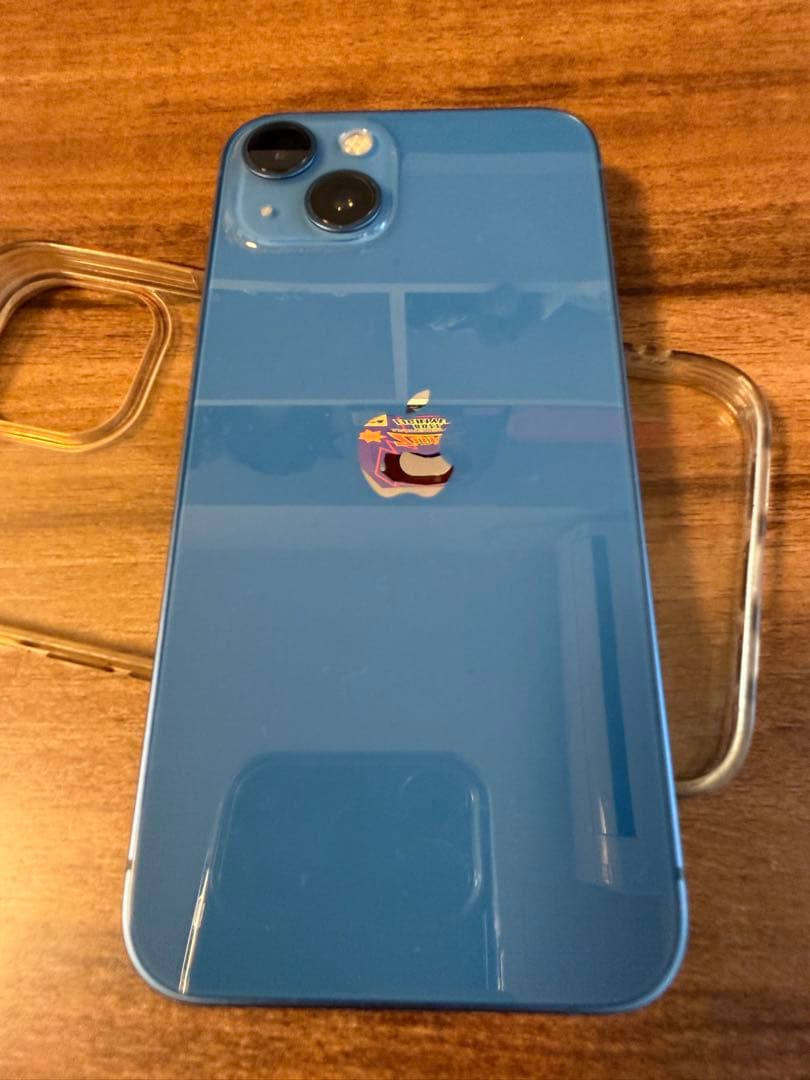 iPhone13 256GB ブルー　画面割れ有　空き箱有