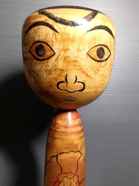 岩本芳蔵 土湯系 こけし 人形 30cm 日本製 伝統工芸 民芸品 工芸品
