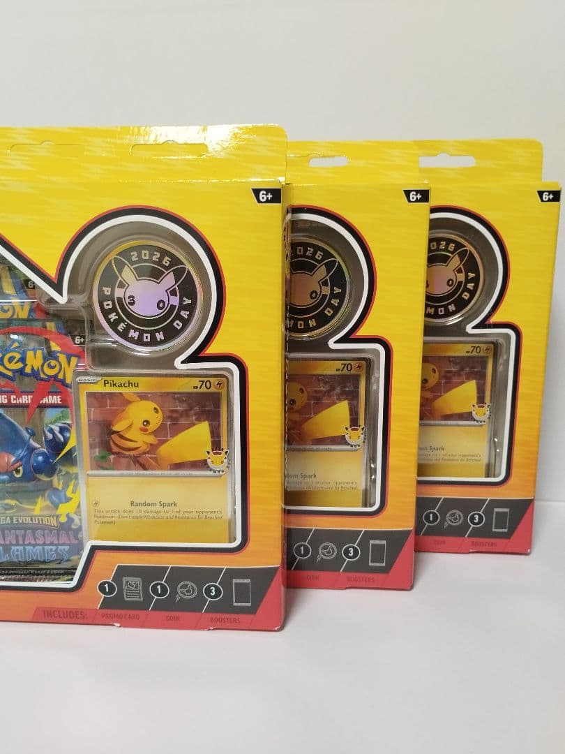海外限定・新品未開封 30周年 Pokémon Day 2026 3個セット