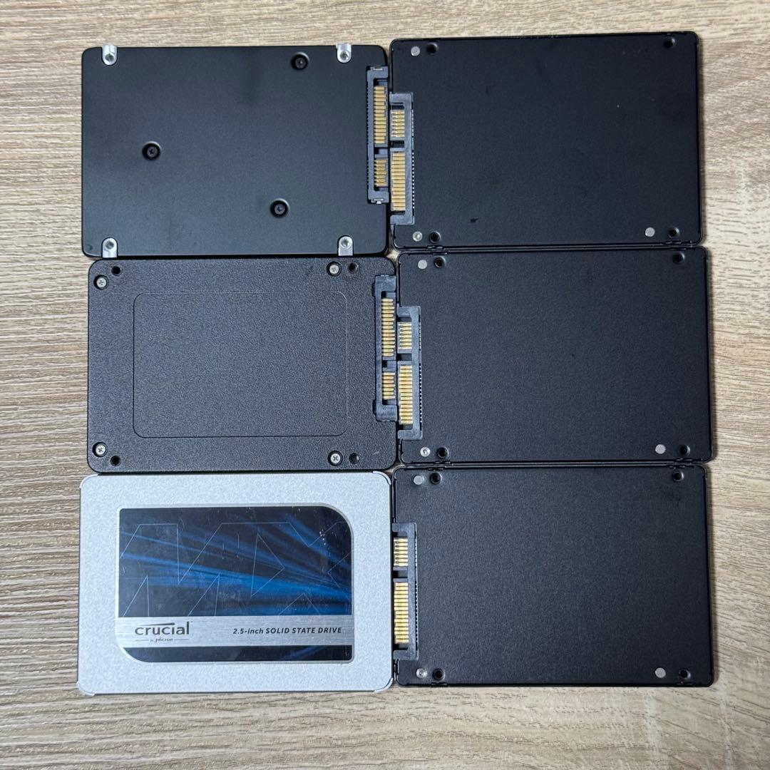 2.5インチSSD/HDD(240GB〜1TB) 17台、マウンタ6個まとめ売り