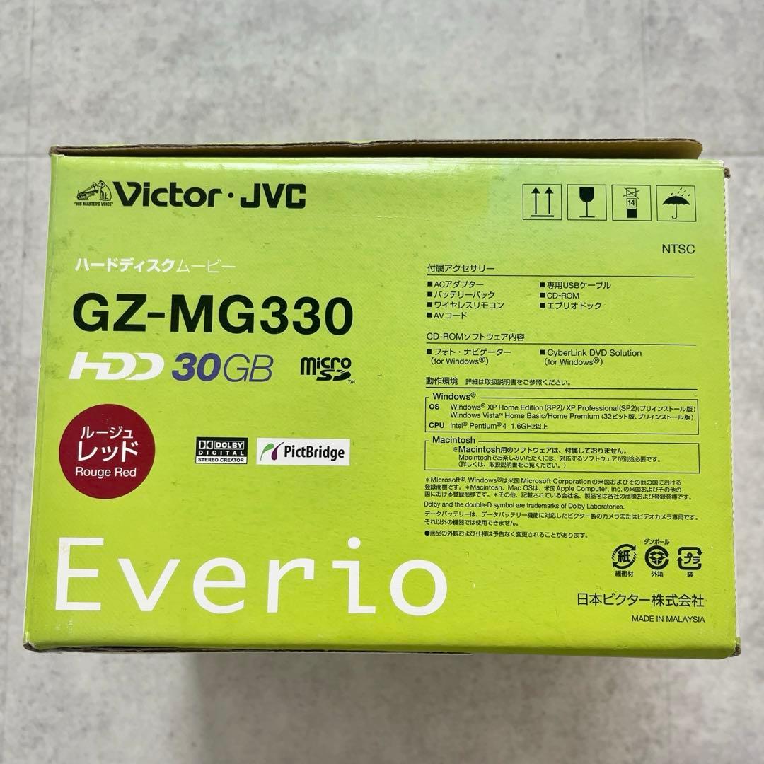 ★予備バッテリー付き★ビクター エブリオ　ビデオカメラ　GZ-MG330 -R