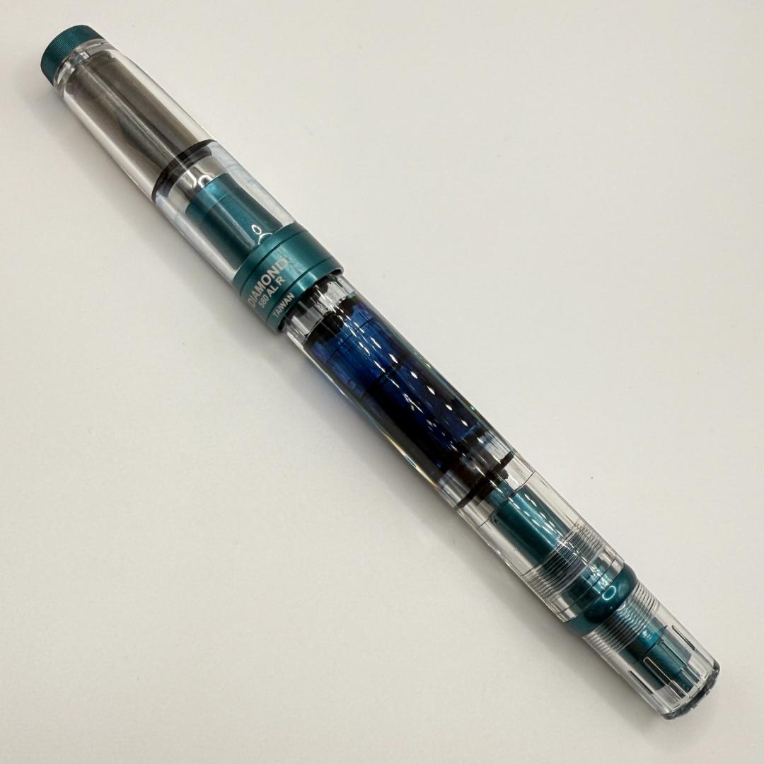 美品 TWSBI ダイヤモンド 580AL R プルシアンブルー M 万年筆