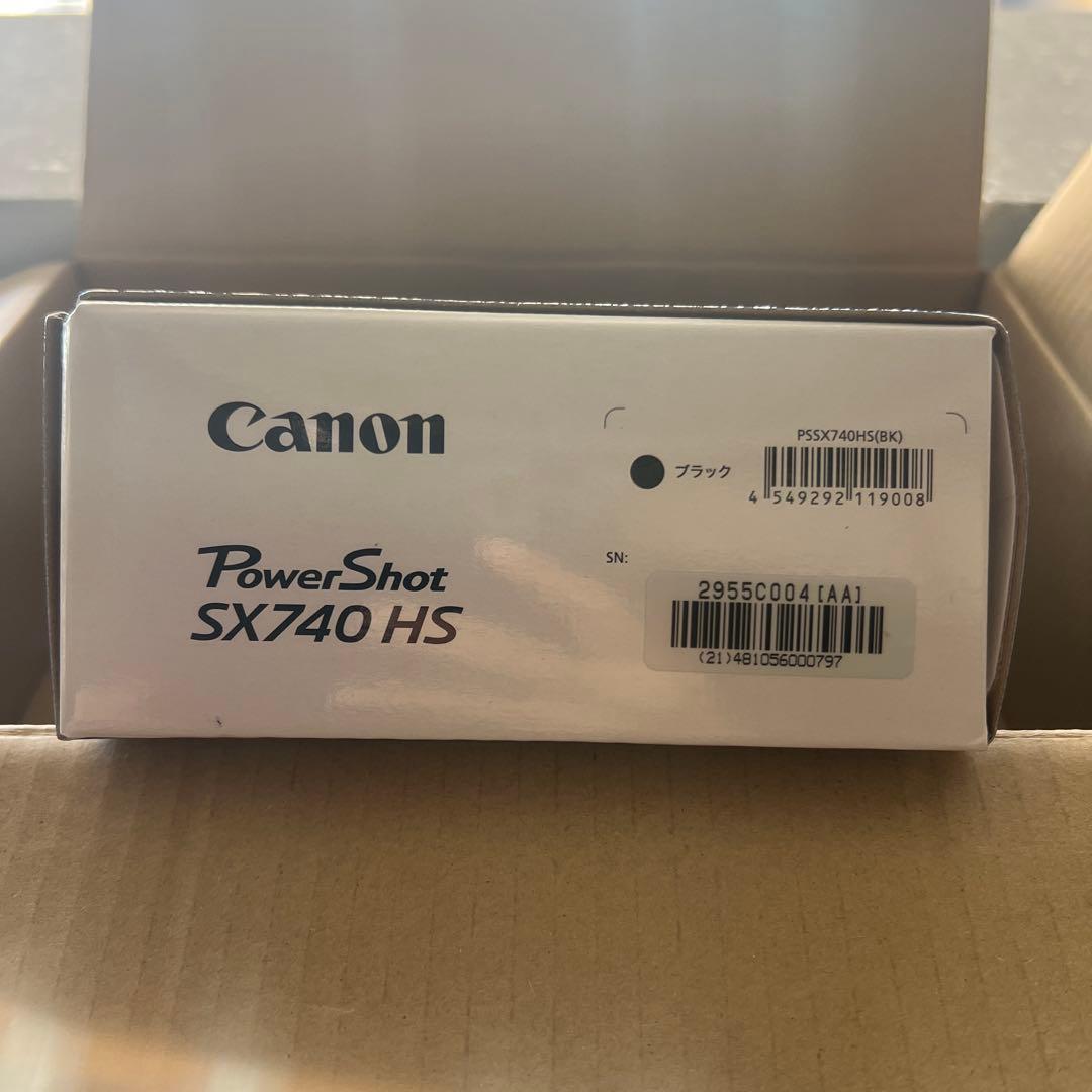 【新品•未使用】　 キャノン PowerShot SX740 HS ブラック