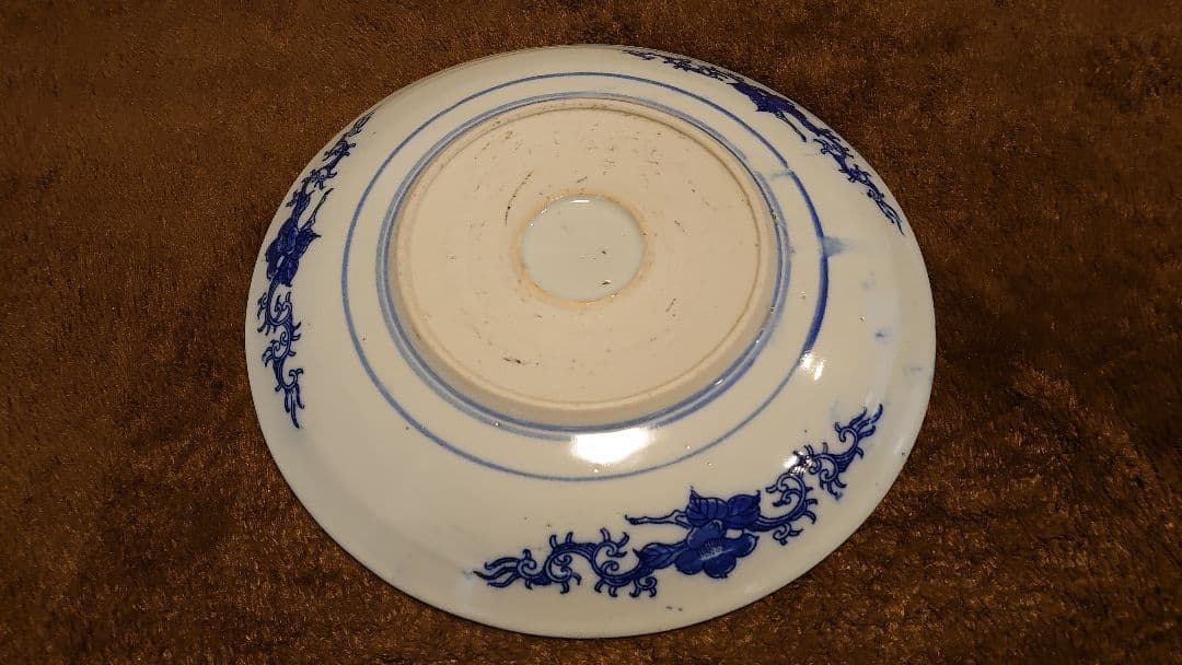 古伊万里　伊万里　染付　大皿　蔵出し　１客