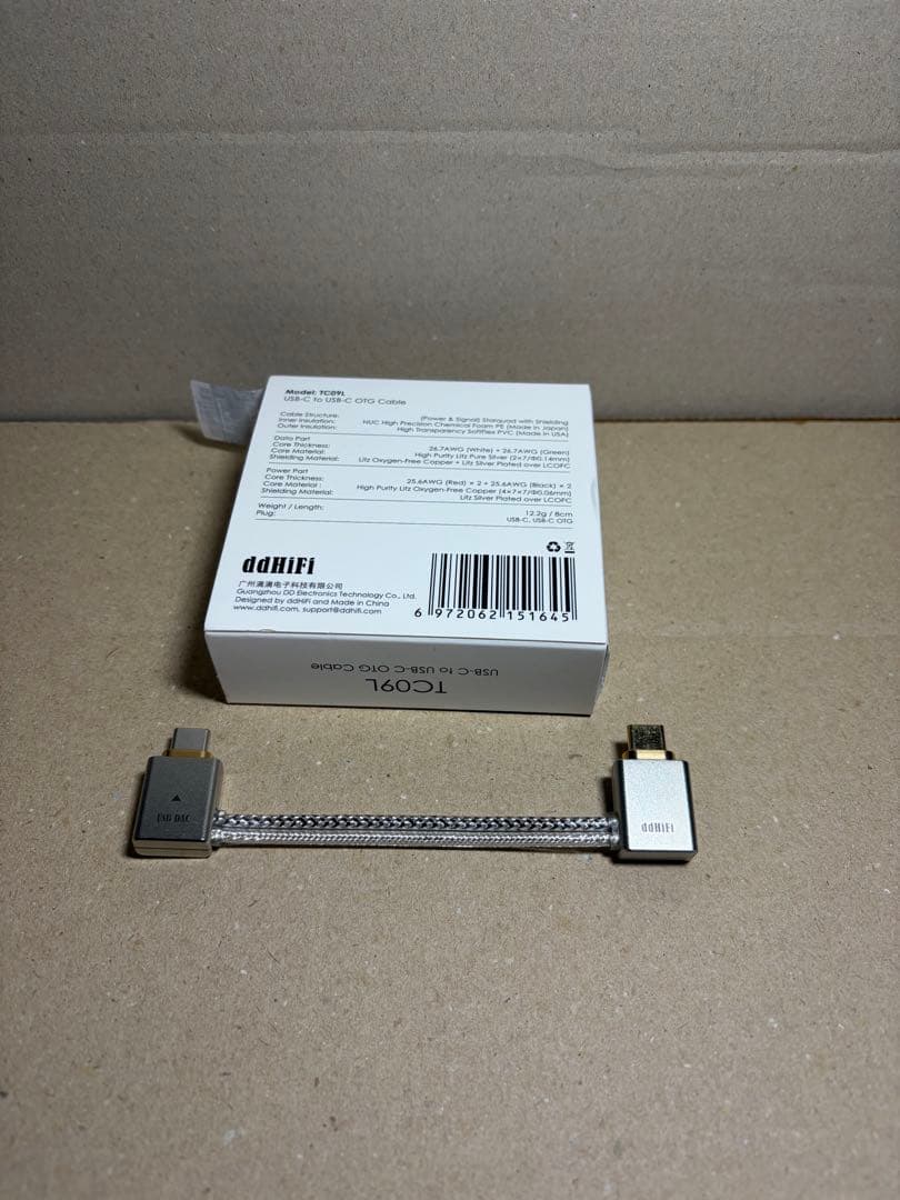 ddHiFi TC09L USB-C OTGケーブル DAC