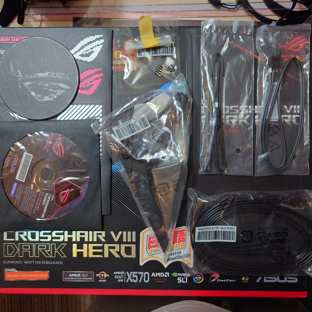 ASUS X570 ROG Crosshair VIII Dark Hero美品